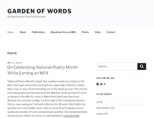 Tablet Screenshot of gardenofwords.com